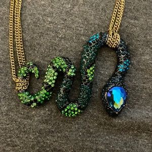 Womens snake necklace